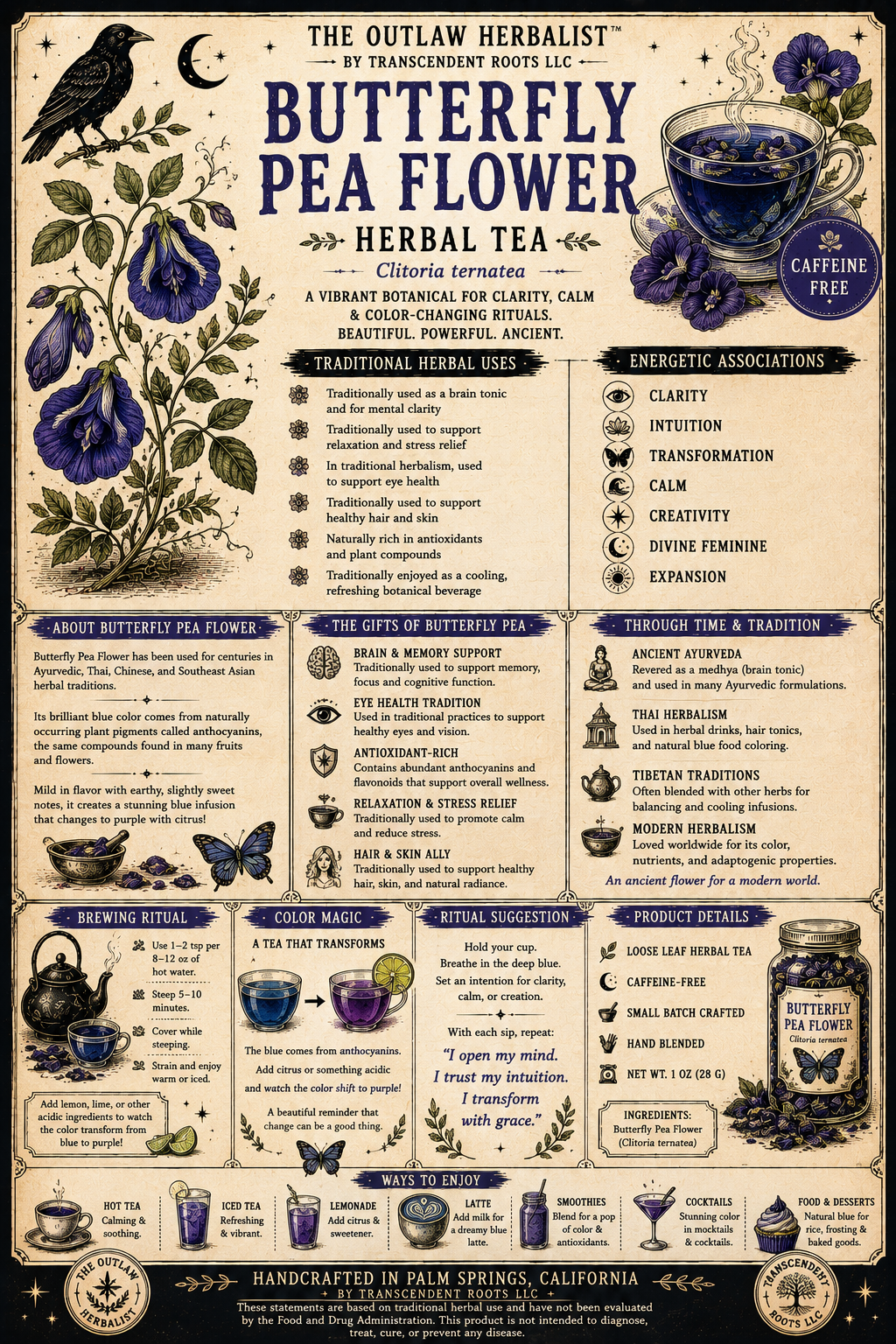 Butterfly Pea Flower | Single Herb Series