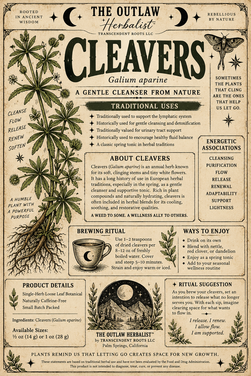 Cleavers | Single Herb Series