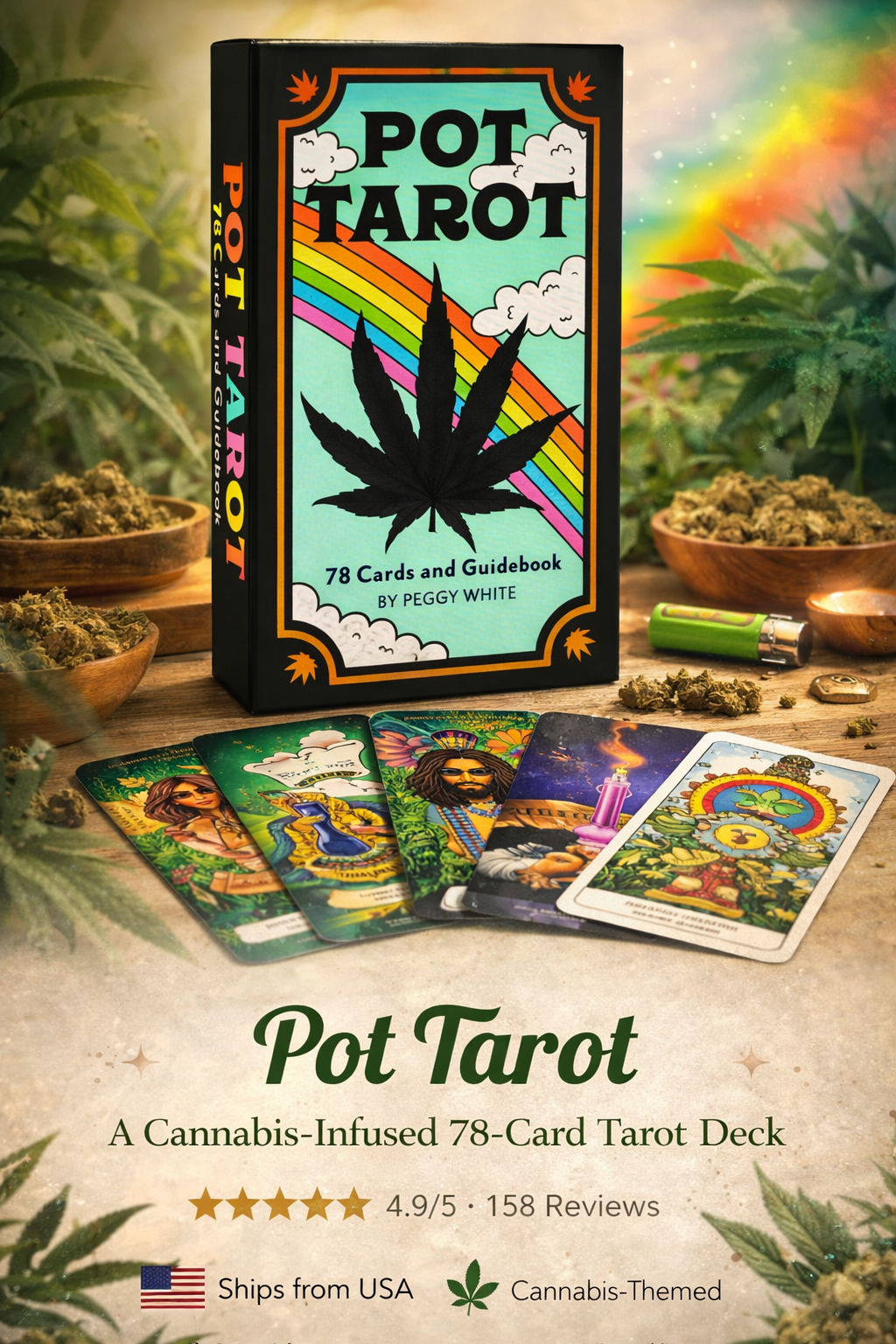 Pot Tarot Mini Deck