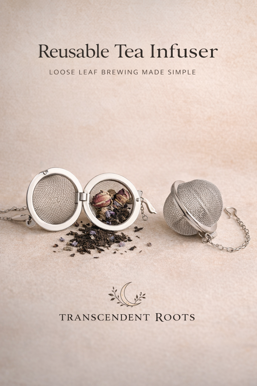 Reusable Tea Infuser | Loose Leaf Brewing Tool
