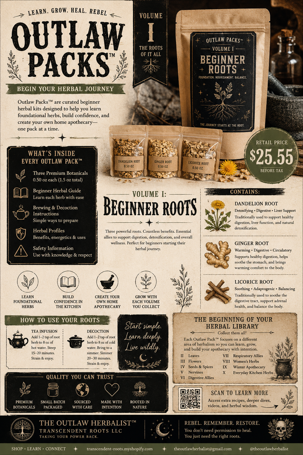 Outlaw Packs™ | Volume I: Beginner Roots