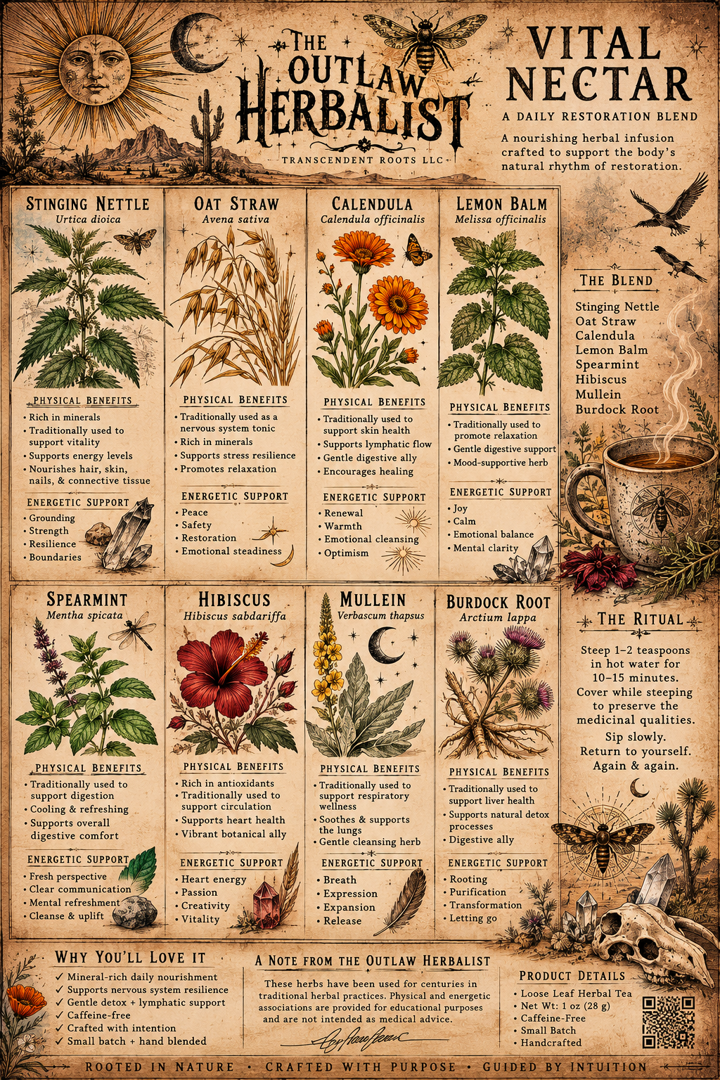 Vital Nectar | Loose Leaf Founder's Blend